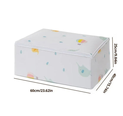 PEVA Suitcase Organizer Zip Storage Bag 60×40×25Cm – Waterproof Clothes & Quilt Bag