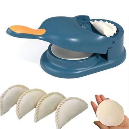 2 In 1 Plastic Manual Dumpling Momo Maker Kitchen Tool