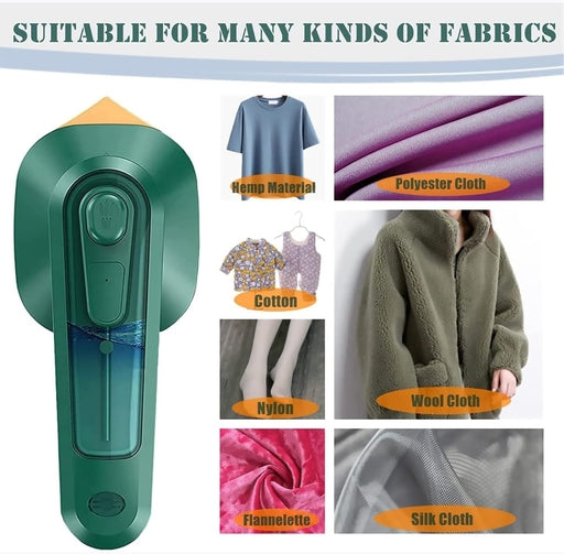Home Travel Mini Iron Portable Dry and Wet Iron Rotatable Handheld Ironing Machine Travel Home Cloth
