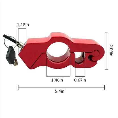 Motorcycle Handlebar Lock Anti-Theft Brake Grip Lock