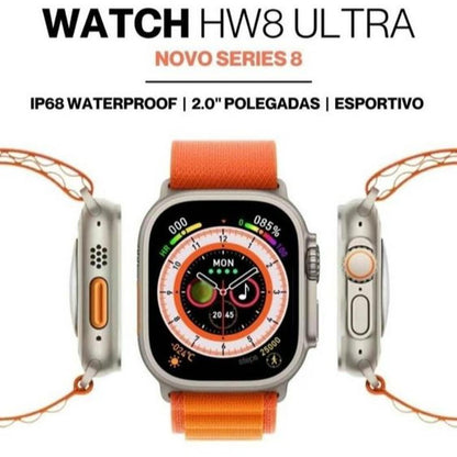New 2026 HW8 ULTRA 2.02 Inch Smart Watch - Fitness Bracelet Heart Rate Monitor D13 Multi Sport Mode