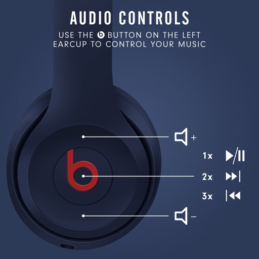 Studio 3 Wireless Bluetooth Headphones with SD Card Playing and Activ Noise Cancellation