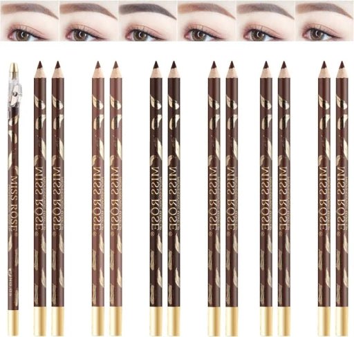 Eyebrow Pencil Waterproofs, Long-Lasting [Dark Brown]