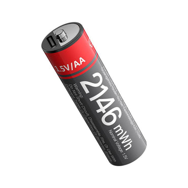 Yesido YP88 1.5V AA Type-C Rechargeable Lithium-ion Battery Pack – 4 Pcs For Digital Camera , Wireless Mic , Mouse , Keyboard etc...