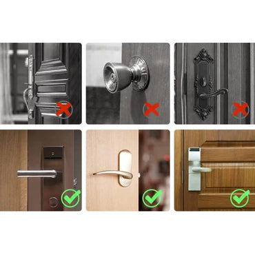 Door Handle Protective Cover Silicone Door Knob Cover with Suction Cup