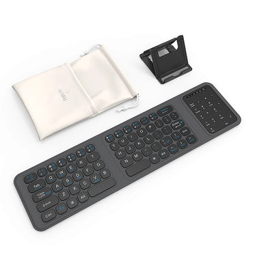 WiWU FMK-05 Foldable Wireless Bluetooth Rechargeable Keyboard For Smartphone ,Tab , iPad , Macbook , Laptop Gaming Portable Foldable Design Easy To Carry