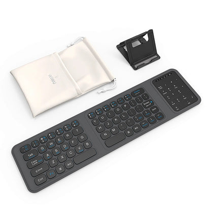 WiWU FMK-05 Foldable Wireless Bluetooth Rechargeable Keyboard For Smartphone ,Tab , iPad , Macbook , Laptop Gaming Portable Foldable Design Easy To Carry