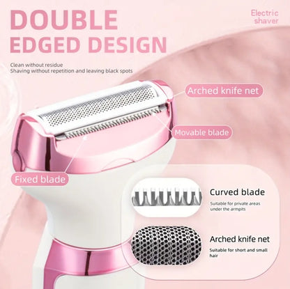 4In1 Women's Electric Hair Remover Multifunctional Women's Electric Shaver Trimmer Set