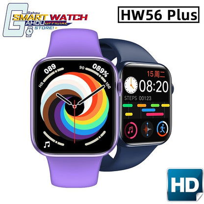 Wireless Charging Make Call Double Button Custom Dial HW56 Plus Smart Watch Series 7 Smartwatch