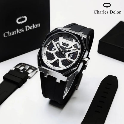 Men Watch Sport Wristwatch Top Brand Luxury Military Auto Date Silicone Rubber Quartz Watches