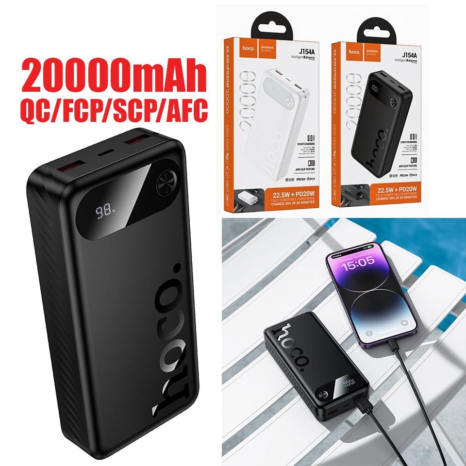 Hoco J154A Victorious (22.5W+PD20W) Power Bank (20000mAh)