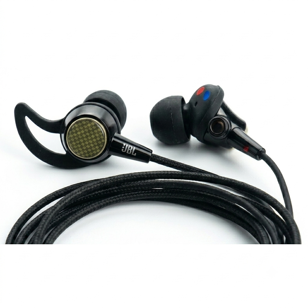 JBL JB-92 in-Ear Wired Headset: 3.5Mm Lightweight Stereo Earphones with Microphone
