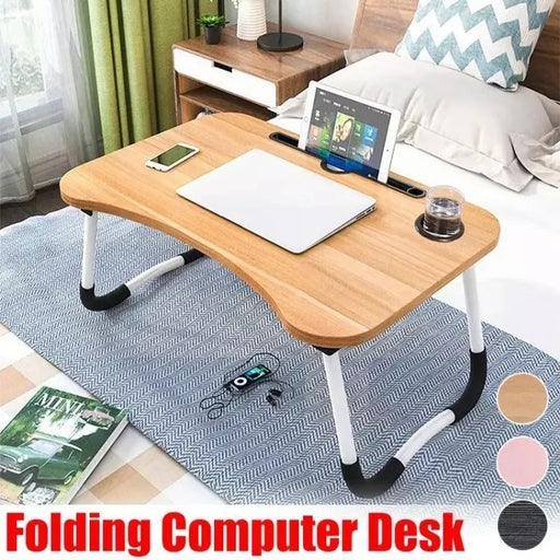 Portable Foldable Laptop Desk for Bed & Sofa – Study & Work Table