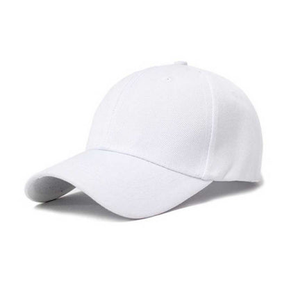 Premium Unisex Blue Baseball Cap for Men & Women | Adjustable Plain Curved Sun Visor Hat