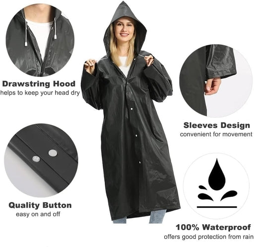 Portable High Quality Raincoats for Adults Model