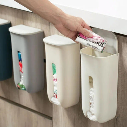 Wall Mount Bag Storage Box, Garbage Bag Storage Box