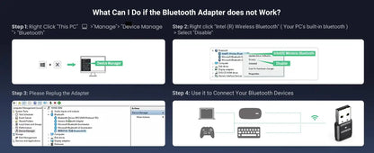 UGREEN Bluetooth 5.3 Adapter & Undetectable Mouse Jiggler, USB Bluetooth Dongle for Computer Laptop, USB Mouse Mover with Switch Button, 2 Jiggle Modes, Plug and Play