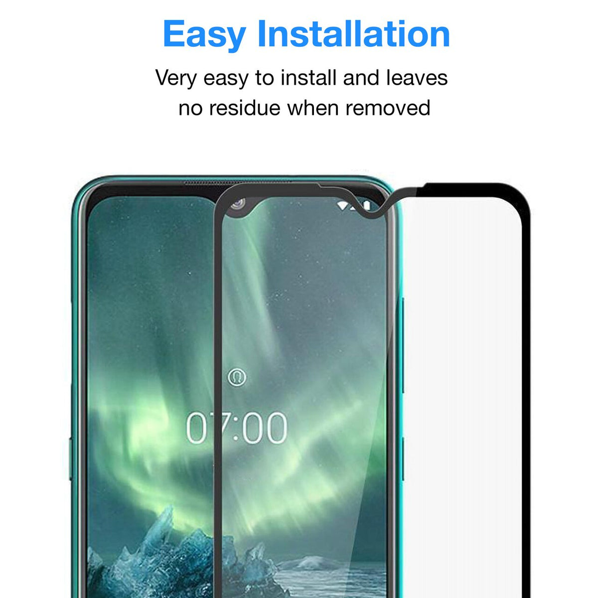 Premium Tempered Glass For Nokia 2.3 Glass 9H Full Cover Screen Protector