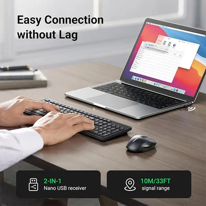 UGREEN Wireless 2.4G Keyboard & Mouse Combo - 35740