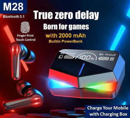 M10 / M19 / M16 / M20 Pro / M28 / M30 /M25 / X15 TWS True Wireless Bluetooth Headset 5.1 Waterproof