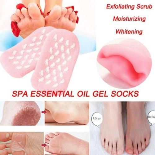 Spa Gel Socks – Intensive Moisturizing Foot & Heel Care