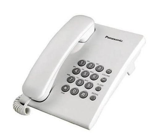 Panasonic KX-TS500MX Single Line Corded Phone White