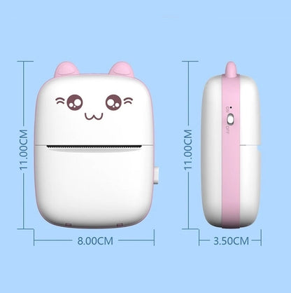 High-Quality Mini Thermal Printer with Wireless Bluetooth, 200Dpi Printing for Labels, Photos, Memos