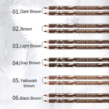 Eyebrow Pencil Waterproofs, Long-Lasting [Dark Brown]