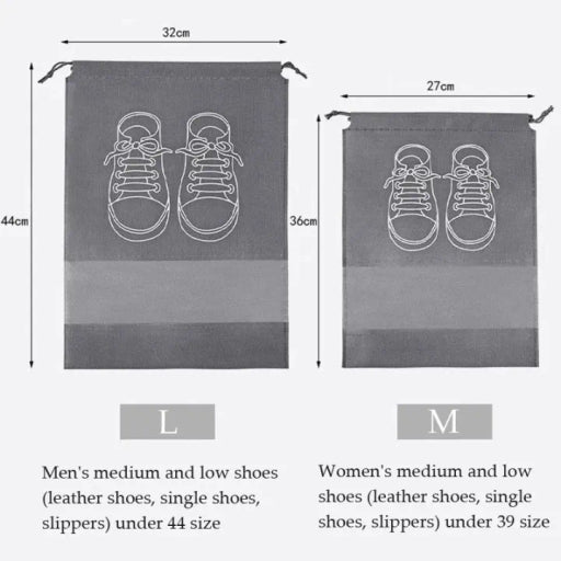 Shoe Storage Organizer Bags Non-Woven Travel Portable Closet Bag One Pc