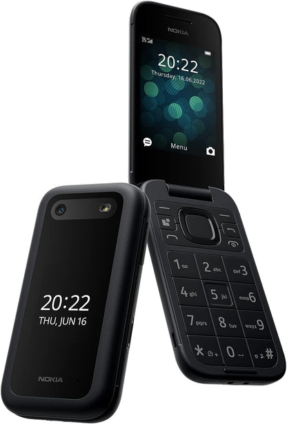 Nokia 2660 Flip 4G Dual SIM | Classic Clamshell Phone with 2.8" Display & HAC