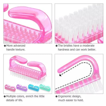 Nail Scrub Brush - Nail Cleaner Nail Brushes for Hands Feet Easy to Use