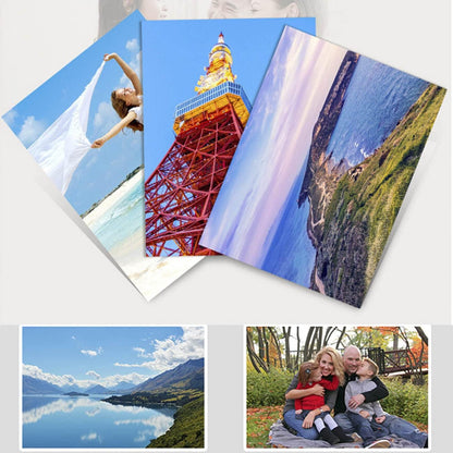 100 Sheets Premium Matte Photo Paper, 6 x 8 inches, 260gsm, Professional White Photographic Paper, for Inkjet Printers