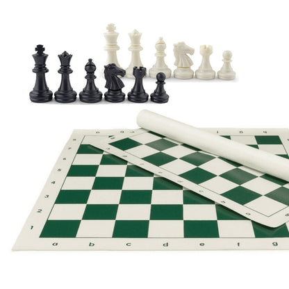 Travel Chess Set with Chess Board ( 42 X 42 Cm) Outdoor Sports Chess Games Shoulder Straps