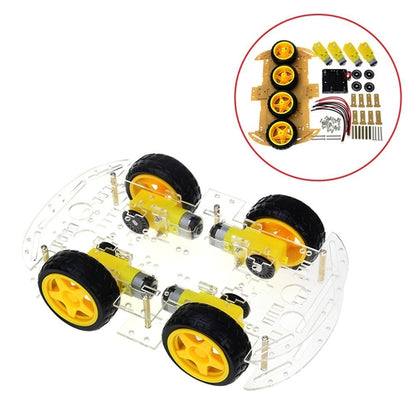 4WD Smart Robot Car Chassis Kits for Arduino Wheel