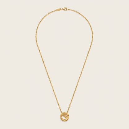 Elegant Gold Charm Necklace for Modern Women Jewelry Gift