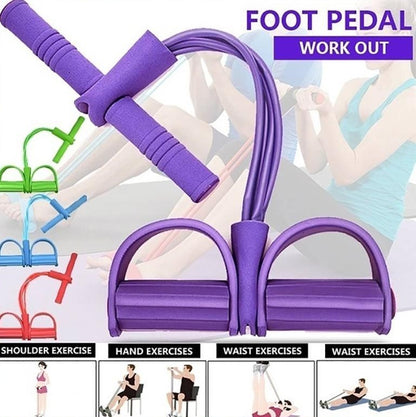 Elastic Band Yoga Sport Exercise Leg Slimming Body Fitness Equipment Pedal Pull Rope