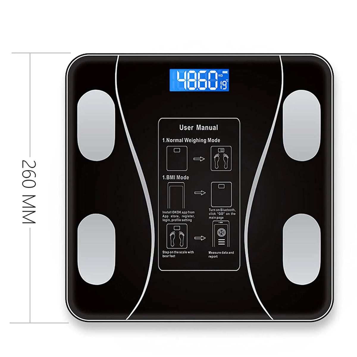 Smart Electronic Floor Weight Scale SMT