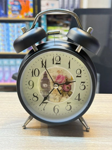 TABLE ALARM Clock Stainless Steel Premium Quality