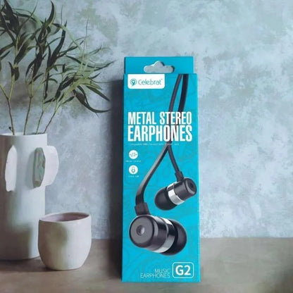 Celebrat G2 Metal Stereo In-Ear Earphones