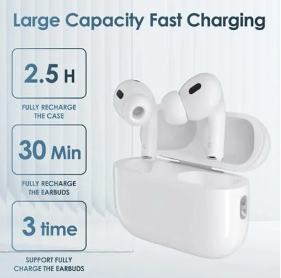 Apple Pro 2 True Wireless Bluetooth Earbuds with Touch Control & Charging Case