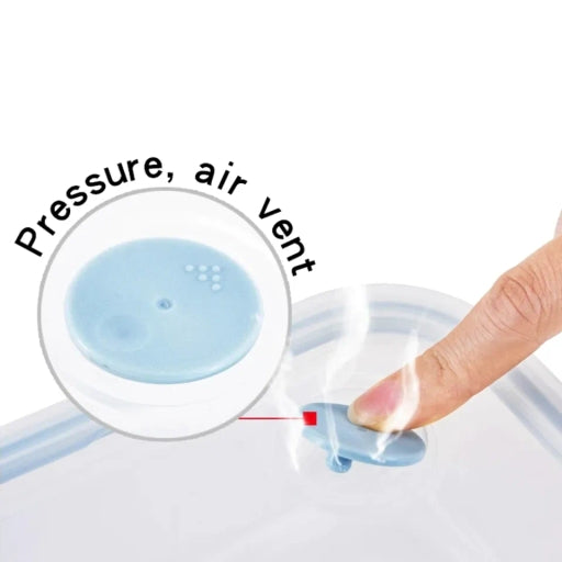 Microwave Oven Safe Waterproof Round Glass Bowl Set with Airtight Lid