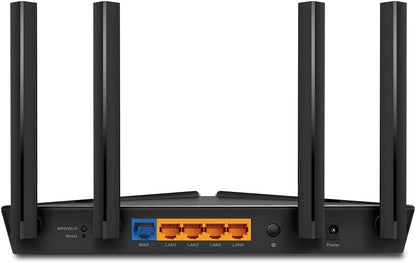 TP-LINK ARCHER AX53 AX3000 Dual Band Gigabit Wi-Fi 6 Router with VPN , WPA3 . HomeShield