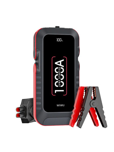 WiWU 1000A Car Power Inverter 12V Portable Jump Starter Multi Function USB Car adapter JS001