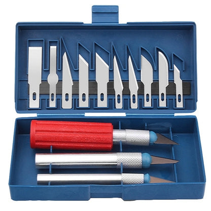 13PC Graver Alloy Sharp Blade Precision Knife Set Mud Sculpture Paper Carving Knife
