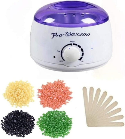 Wax Warmer Hair Removal Waxing Kit Hair Remover Tool (100G Wax Beans Free)