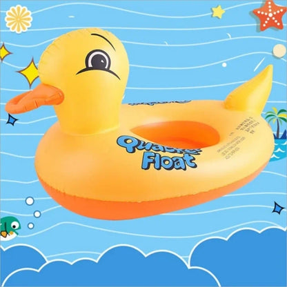 Yellow Duck Float Kids Inflatable Baby Toddler Swimming Whale Swim Seat Swim Learning Pool
