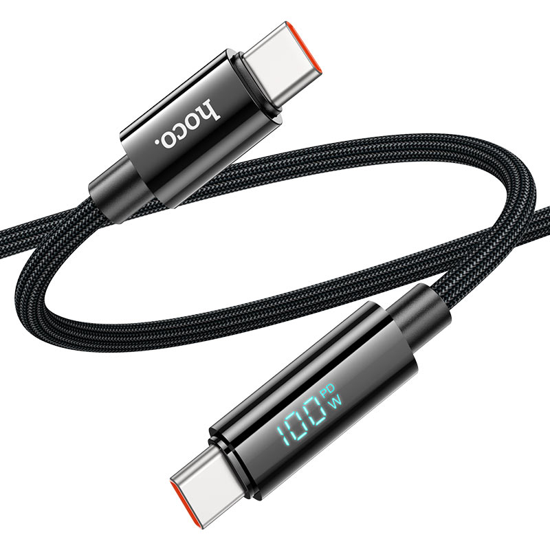 HoCo Type-C to Type-C “U125 Benefit” PD 100W Fast Charge 120CM
