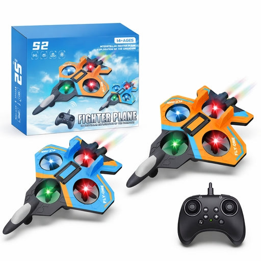S2 Fighter Plane RC Drone S2 Fighter Plane with 360° Rotation & 4 Motor Wings S2 Fighter Plane