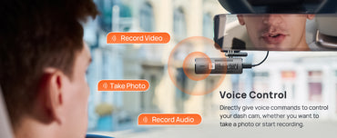 70mai Dash Cam M310, Dash Camera for Cars 1296P QHD, Smart Dash Cam Front Built in WiFi, 130° Wide-Angle FOV, WDR, Night Vision, iOS/Android Mobile App, Loop Recording