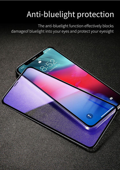 X-Level Anti-Blue-Ray 3D Tempered Glass Full Screen Protector for iPhone Xs Max